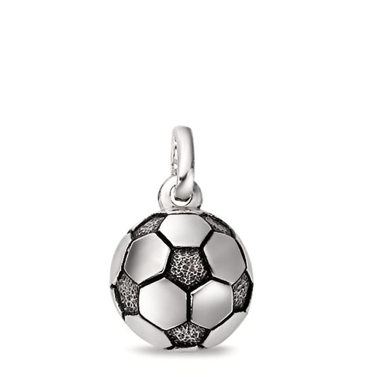 Pendant Silver Patinated Football Ø10 mm