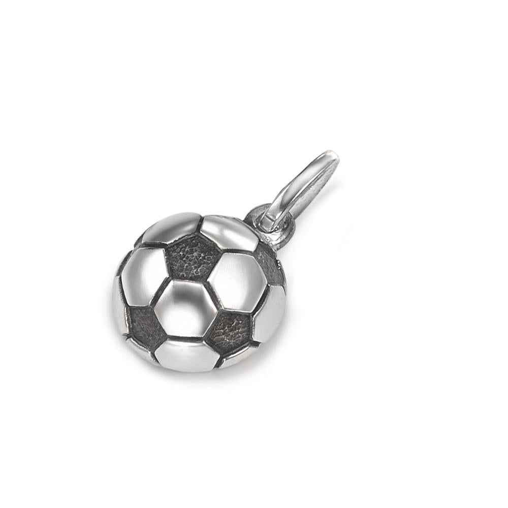 Pendant Silver Patinated Football Ø10 mm