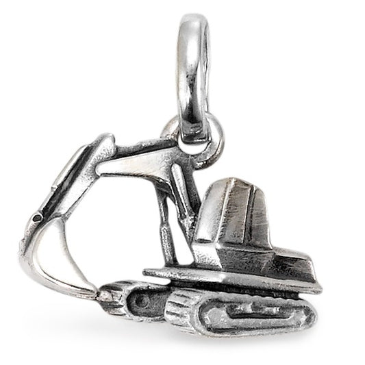 Pendant Silver Patinated Digger