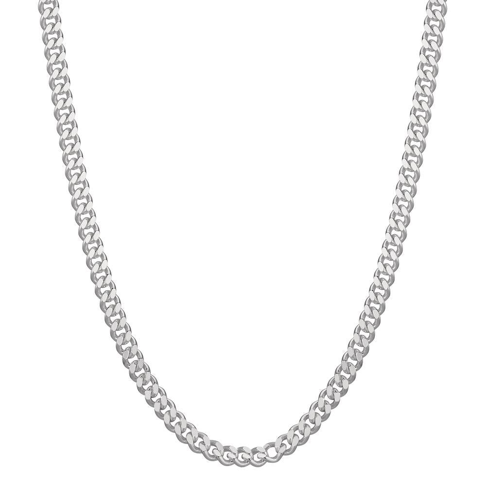 Curb-Necklace Silver 50 cm