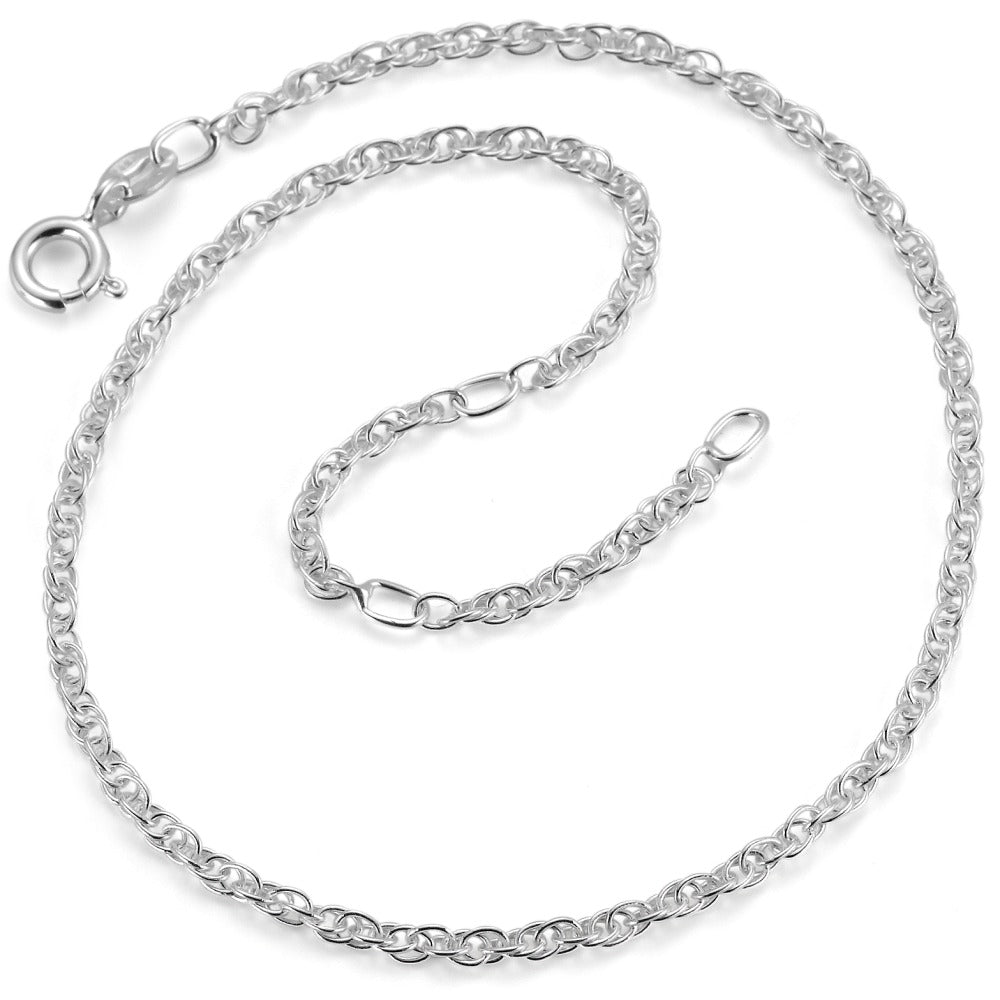 Anklet Silver 22-26 cm Ø1.3 mm