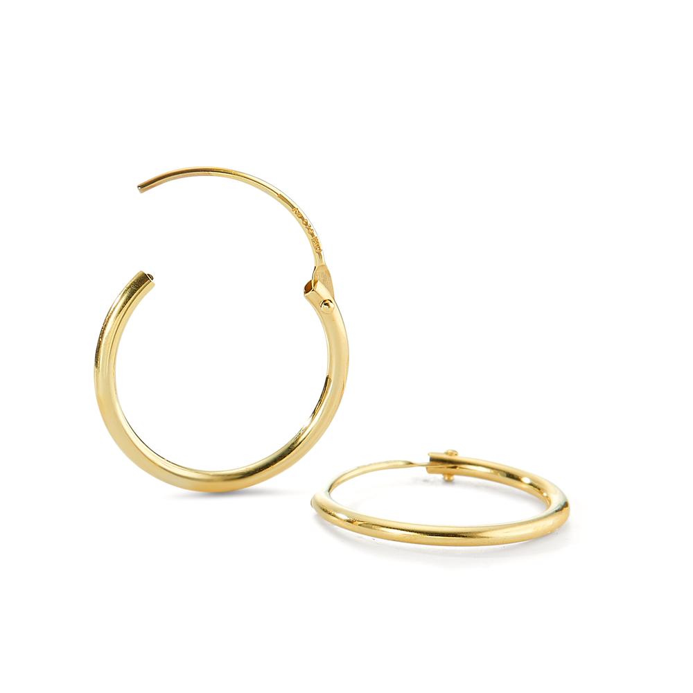 Hoop earrings 9k Yellow Gold