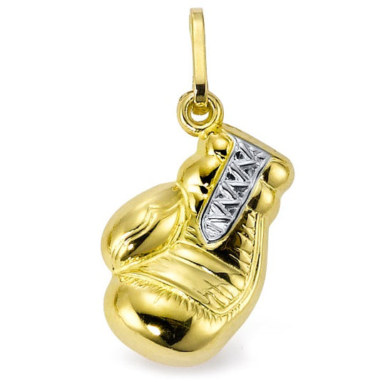 Pendant 18k Yellow Gold Boxing