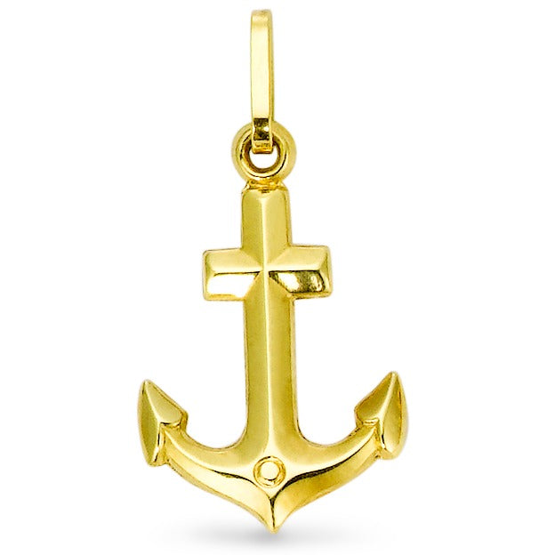 Pendant 18k Yellow Gold Sailing