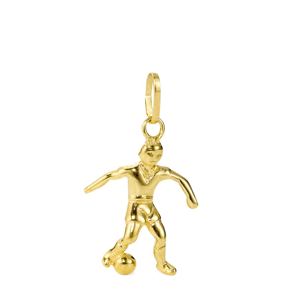 Pendant 18k Yellow Gold Football Ø15 mm