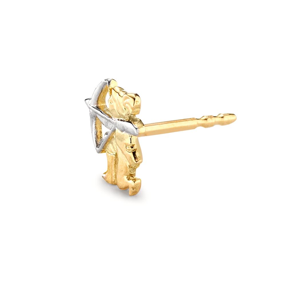 Single stud earring 18k Yellow Gold Zodiac Sign Sagittarius