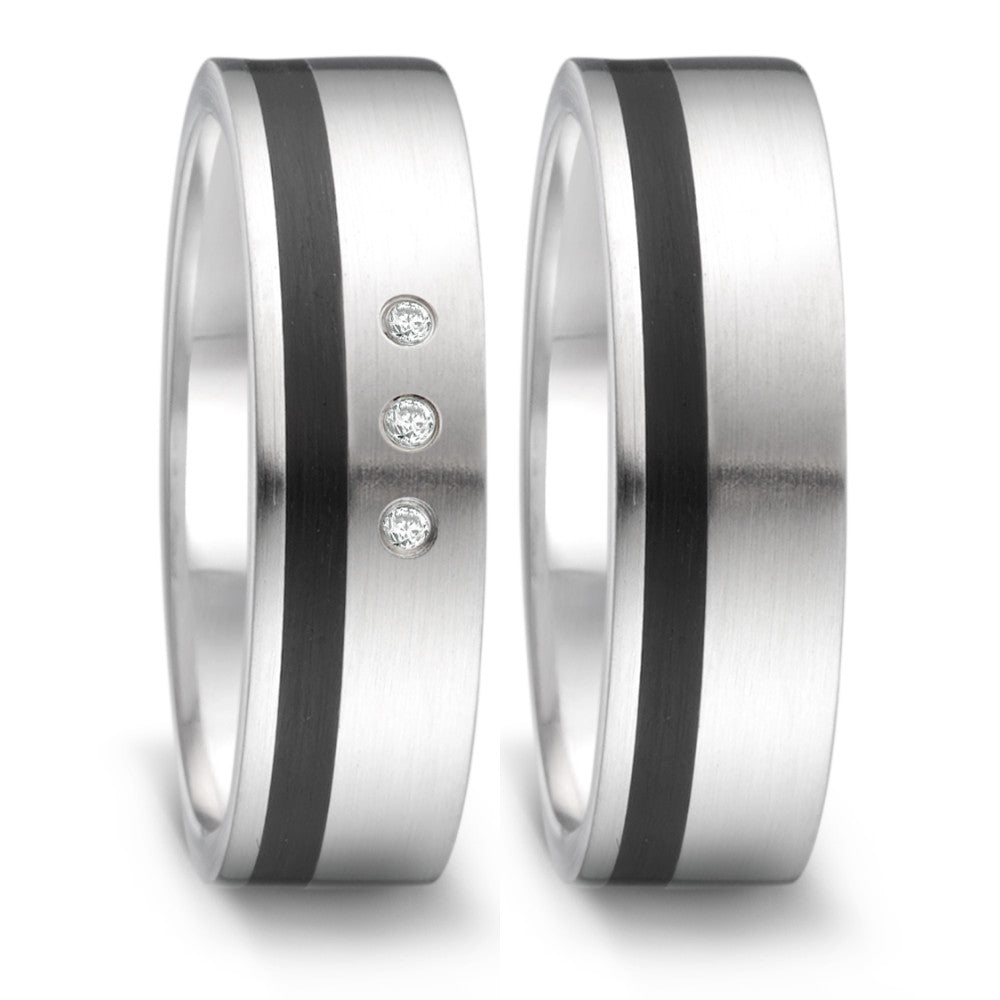 Wedding Ring Stainless steel, Ceramic