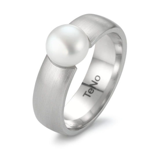 Ring Stainless steel Freshwater pearl