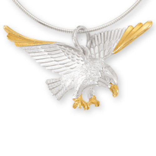 Pendant Silver Bicolor Eagle