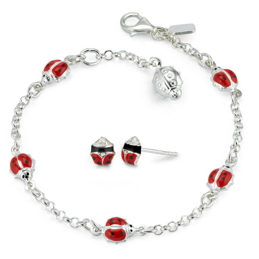 Set Silver Ladybird 15-17 cm