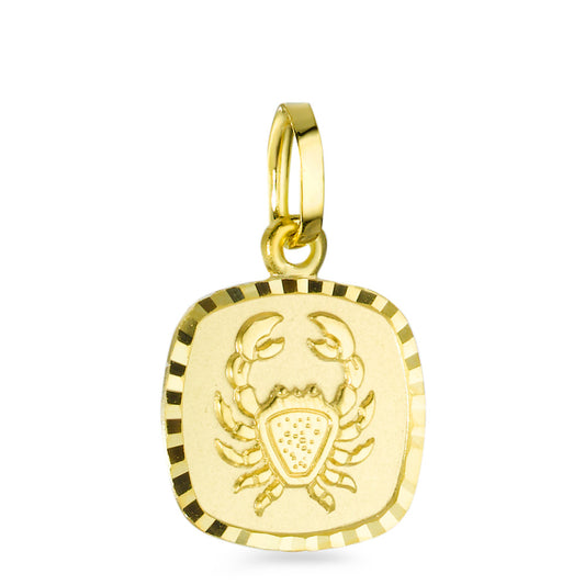 Pendant 9k Yellow Gold Zodiac Sign Cancer