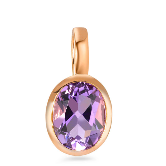 Pendant 18k Red Gold Amethyst