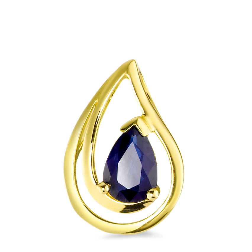 Pendant 18k Yellow Gold Sapphire