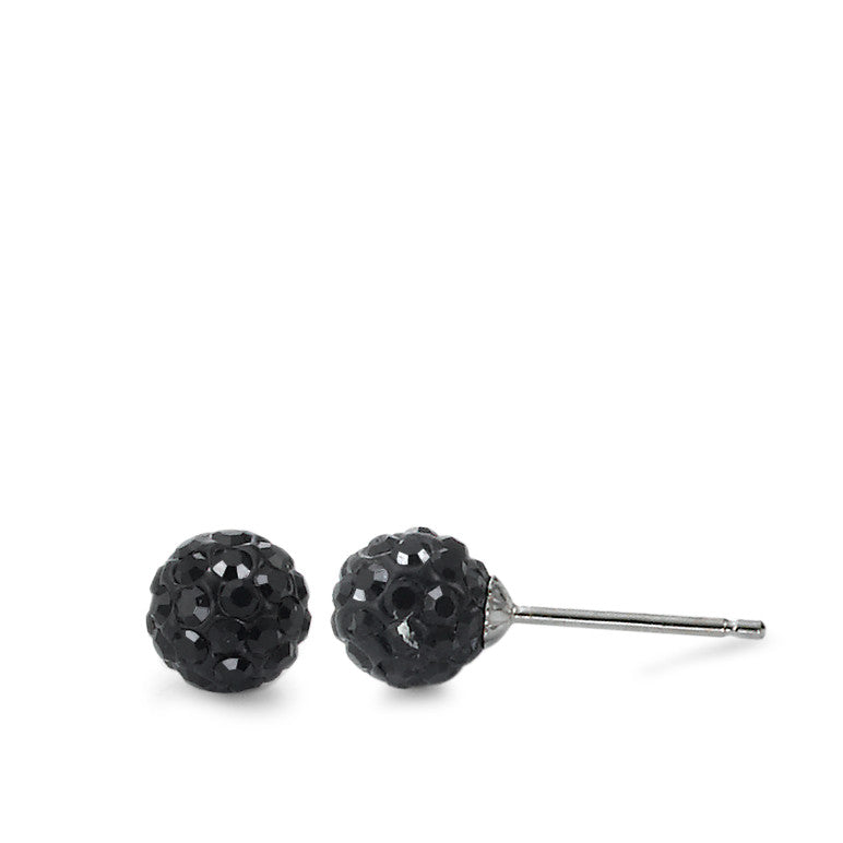 Stud earrings Silver Crystal