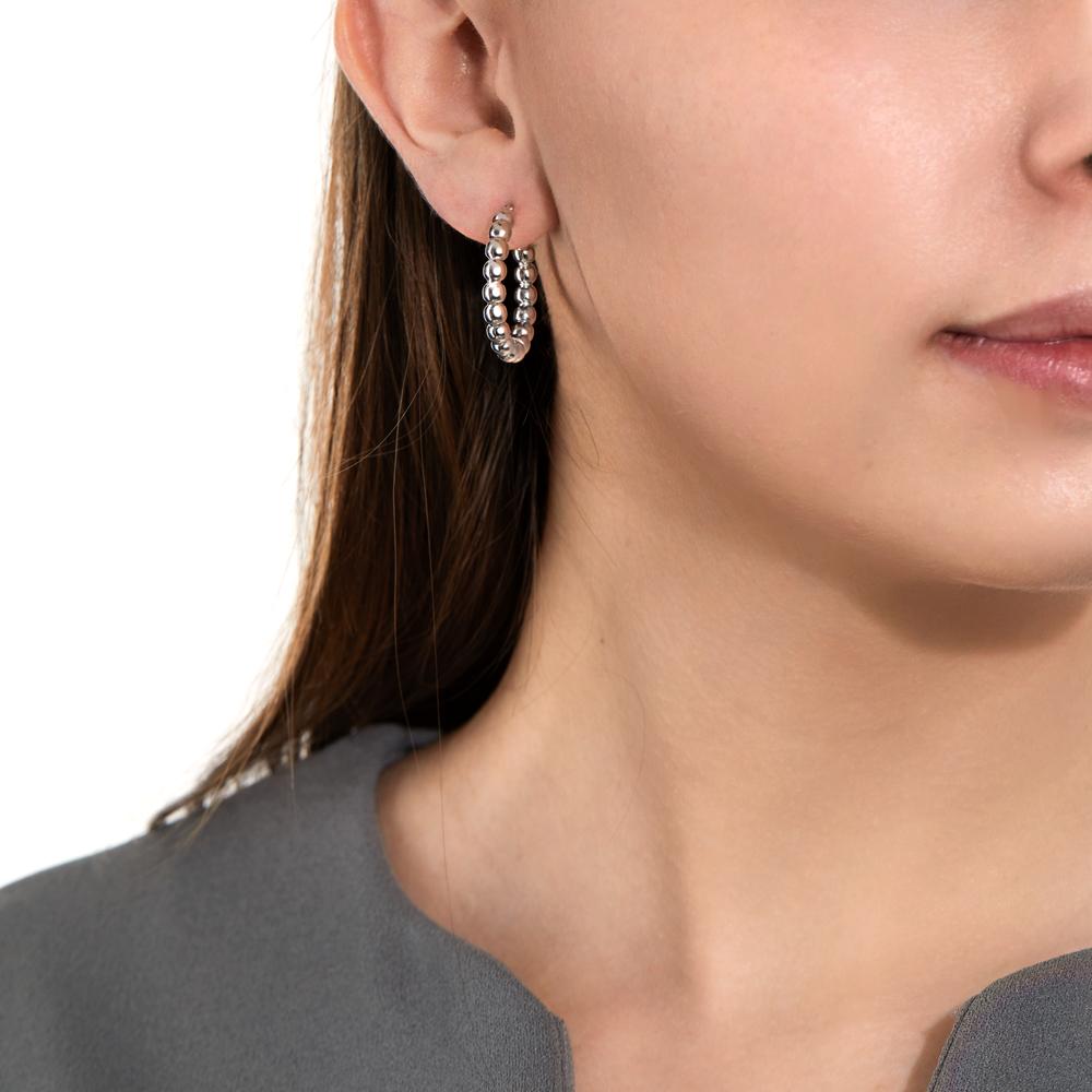 Hoop earrings Silver