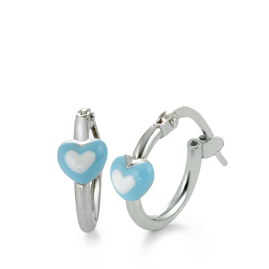 Hoop earrings Silver Lacquered