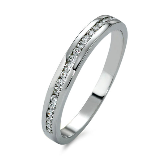 Memory ring 9k White Gold Zirconia