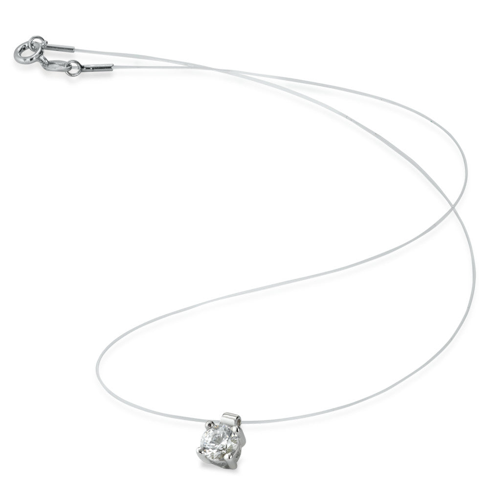 Necklace Silver Zirconia 40 cm