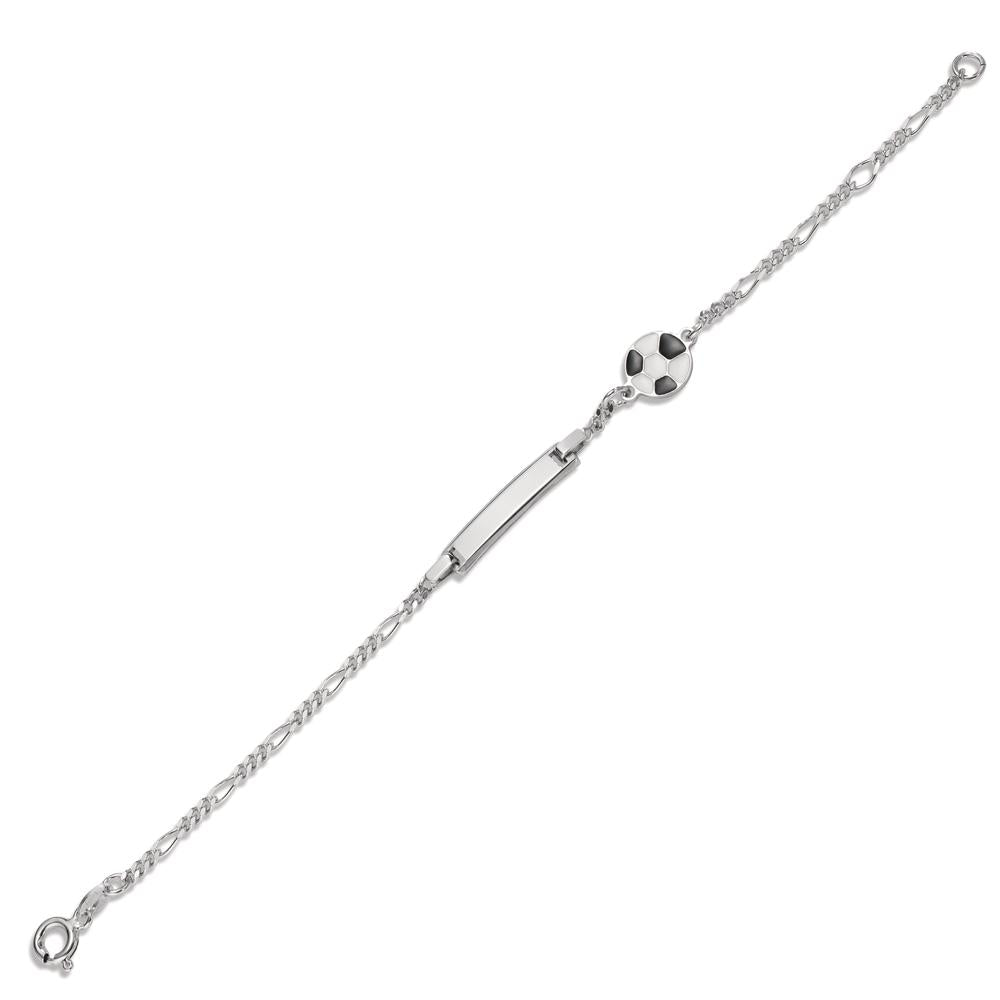 Engravable bracelet Silver Rhodium plated Football 14-16 cm