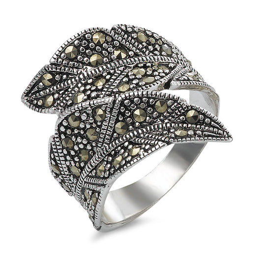 Ring Silver Marcasite