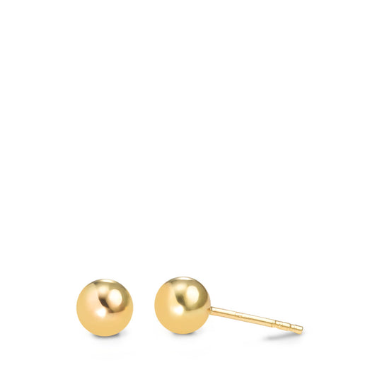 Stud earrings 9k Yellow Gold Ø5 mm