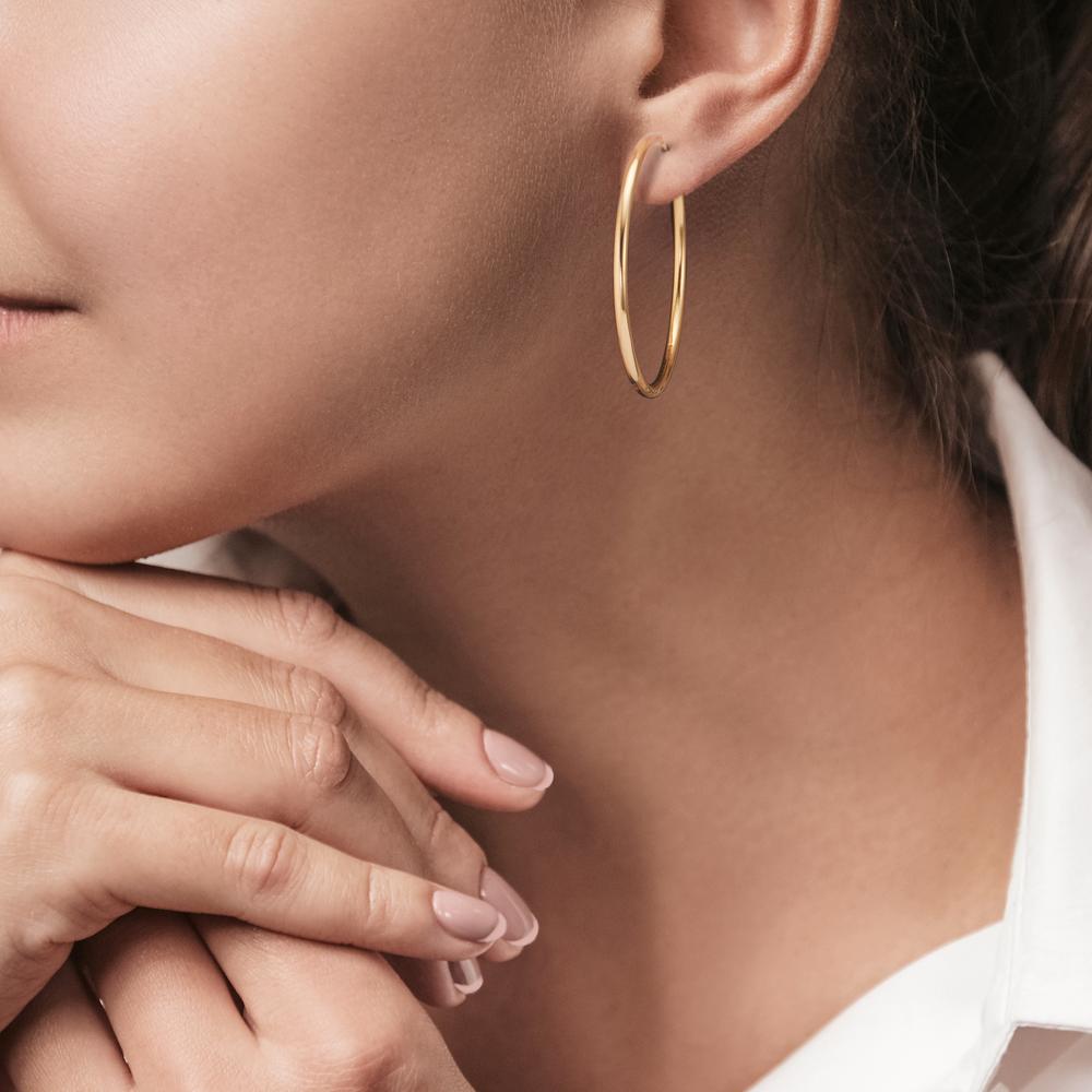 Hoop earrings 18k Yellow Gold