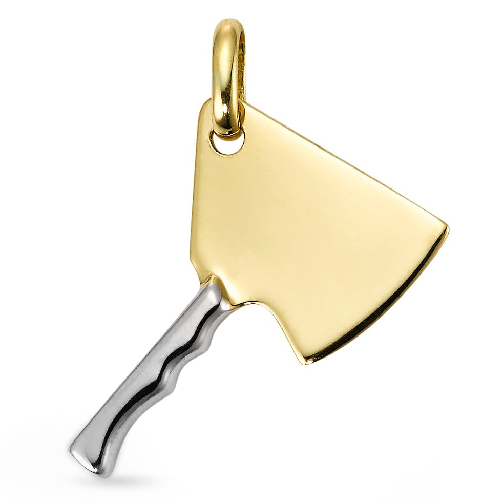 Pendant 18k Yellow Gold Butcher's Cleaver