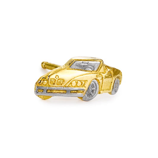 Single stud earring 18k Yellow Gold Car