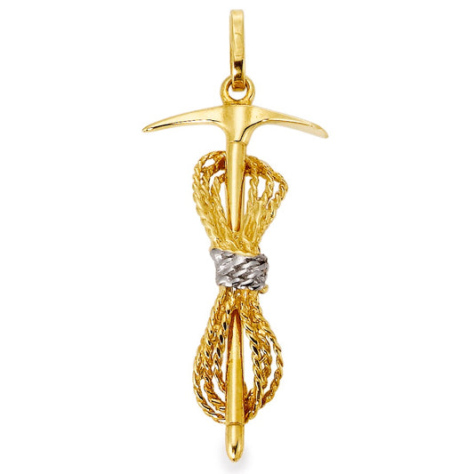 Pendant 18k Yellow Gold Mountaineering