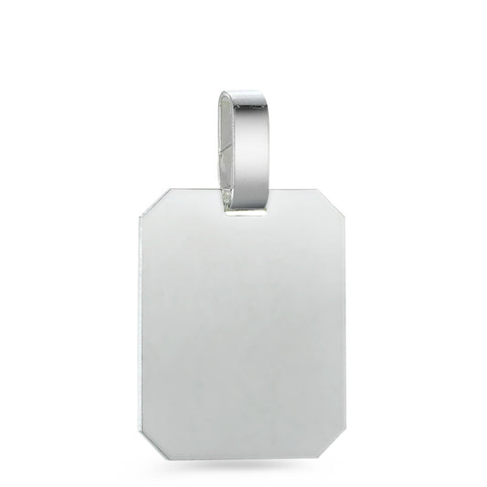 Engravable pendant Silver