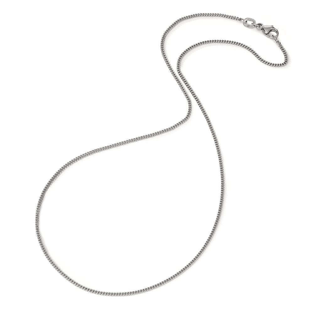 Curb-Necklace Platinum 950 38 cm