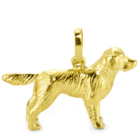 Pendant 18k Yellow Gold Golden Retriever