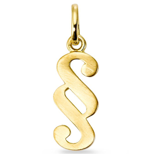 Pendant 9k Yellow Gold Paragraph