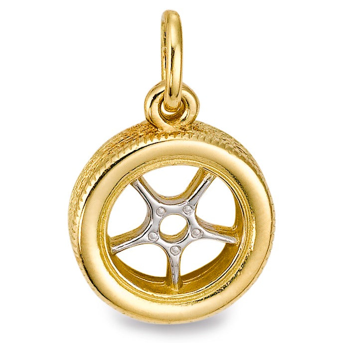 Pendant 9k Yellow Gold Car Ø14 mm