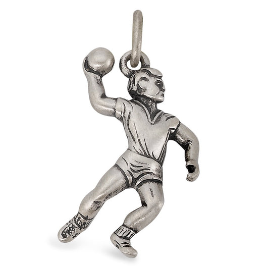 Pendant Silver Patinated Handball