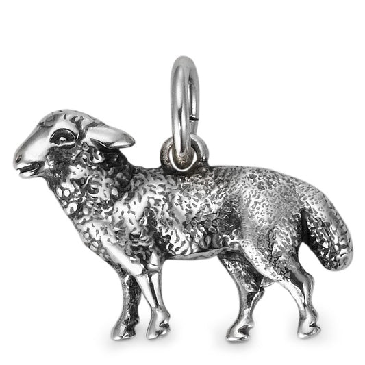 Pendant Silver Patinated Sheep