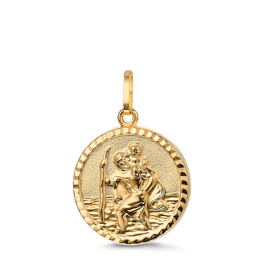 Pendant 18k Yellow Gold Ø16 mm