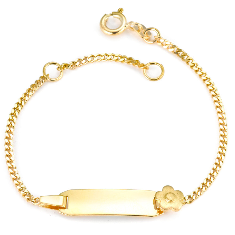 Engravable bracelet 18k Yellow Gold 12-14 cm