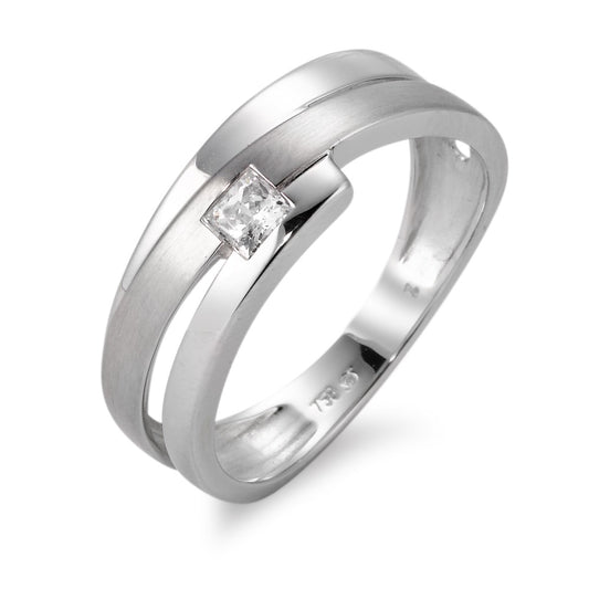 Ring 18k White Gold Zirconia