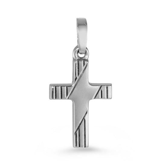 Pendant 18k White Gold Cross