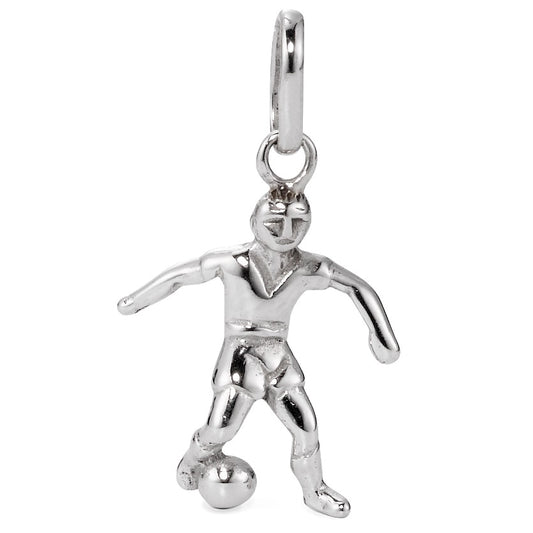 Pendant 18k White Gold Football