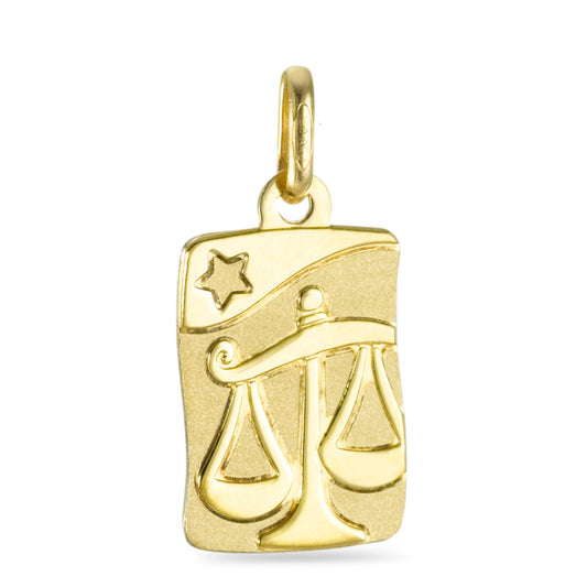 Pendant 18k Yellow Gold Zodiac Sign Libra