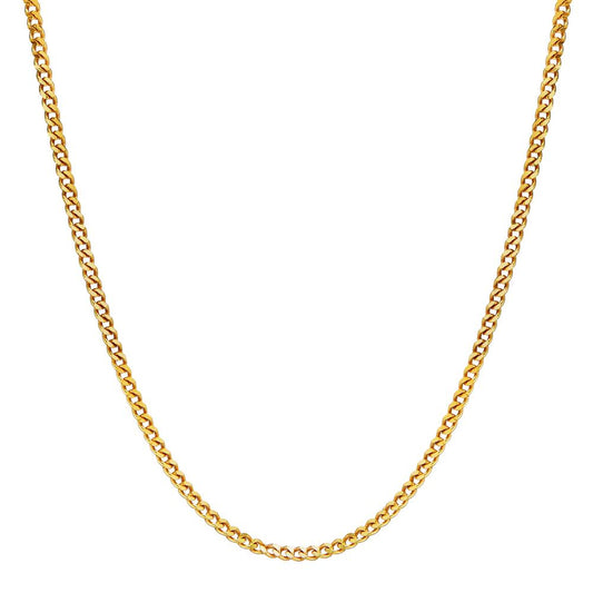 Curb-Necklace 9k Yellow Gold 36 cm