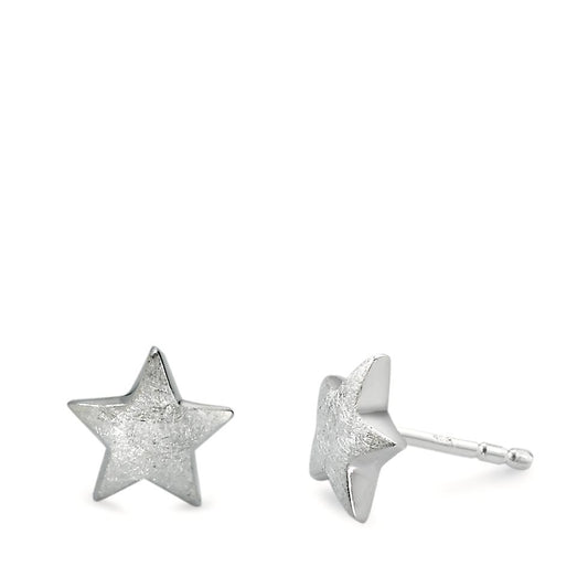 Stud earrings Silver Star Ø7 mm