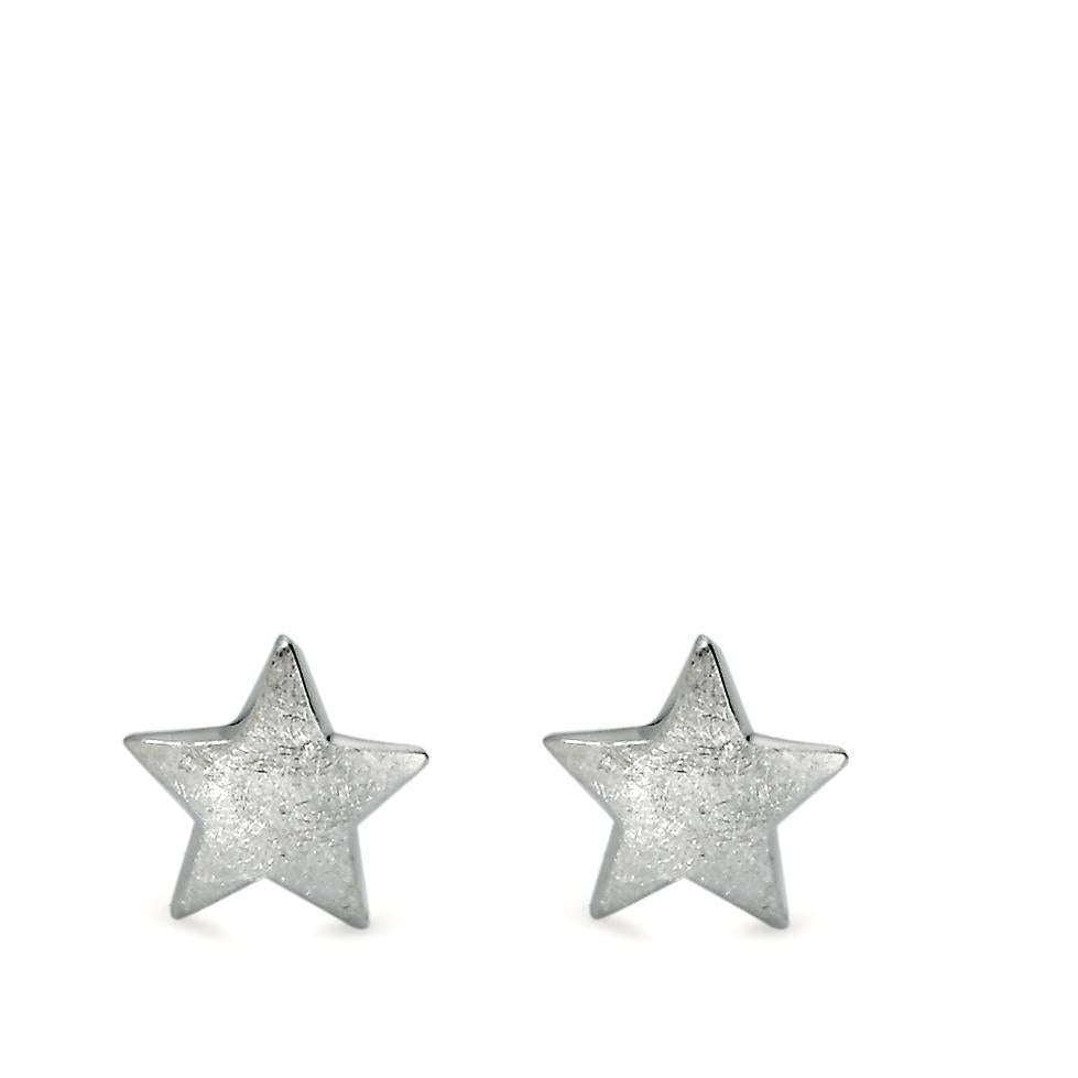 Stud earrings Silver Star Ø7 mm