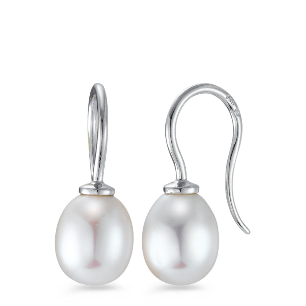 Drop Earrings 18k White Gold Freshwater pearl