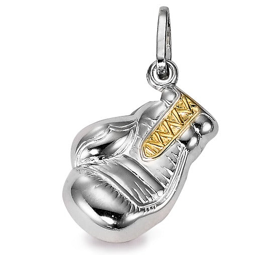 Pendant Silver Bicolor Boxing