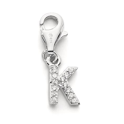 Charms Silver Zirconia 3 Stones