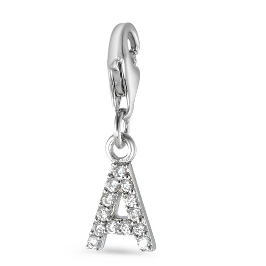 Charms Silver Zirconia 3 Stones