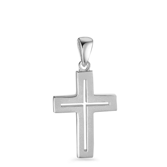 Pendant Silver Rhodium plated Cross